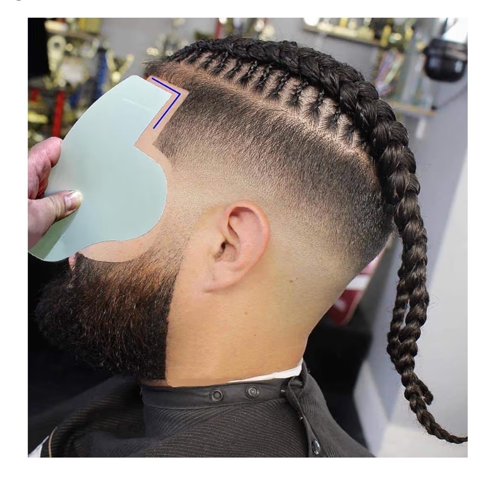 Multi-Purpose Hairline Filler and Beard Shaping Tool Optimization Plate